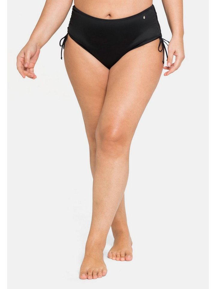 Sheego Bikini-Hose Große Größen mit Shaping-Effekt vorn, seitlich zu raffen von Sheego