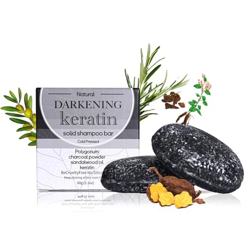 Shefave Bambuskohle Shampoo Bar, Anti Gray Bar, Hair Darkening Shampoo Gegen Graue Haare, Natural Haarseife für Männer und Frau, Festes Shampoo, Anti Haar Frizzing, volumenstärkend und stärkend Shefave Bambuskohle Shampoo Bar, Anti Gray Bar, Hair Darkening Shampoo Gegen Graue Haare, Natural Haarseife für Männer und Frau, Festes Shampoo, Anti Haar Frizzing, volumenstärkend und stärkend von Shefave