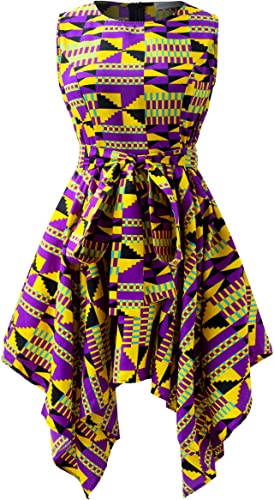 SHENBOLEN Damen Kleider mit afrikanischem Druck, traditionelle Kleidung, Freizeitkleidung, Partykleid, g, Groß von Shenbolen