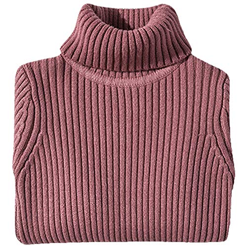 Shengwan Rollkragenpullover Kinder Mädchen Jungen Warm Herbst Winter Langarm Strickpullover Dunkelpink 160 Shengwan Rollkragenpullover Kinder Mädchen Jungen Warm Herbst Winter Langarm Strickpullover Dunkelpink 160 von Shengwan