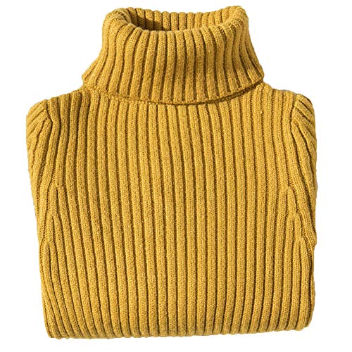 Shengwan Rollkragenpullover Kinder Mädchen Jungen Warm Herbst Winter Langarm Strickpullover Gelb 160 Shengwan Rollkragenpullover Kinder Mädchen Jungen Warm Herbst Winter Langarm Strickpullover Gelb 160 von Shengwan