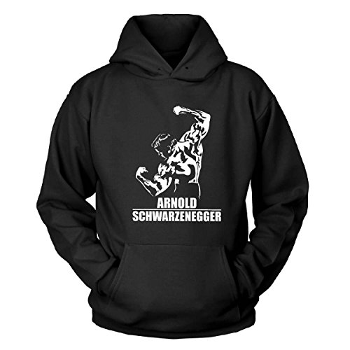 Shirtblaster Arnold Schwarzenegger Kapuzenpullover Größe L von Shirtblaster