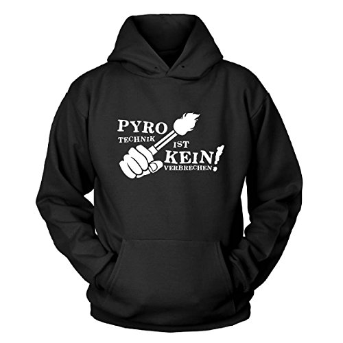 Shirtblaster Pyrotechnik Kapuzenpullover Size L von Shirtblaster