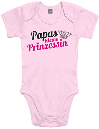 Shirtoo Supersüßer Baby Body Strampler Papas kleine Prinzessin für Mädchen als Geschenk zur Geburt/Erstausstattung von Shirtoo