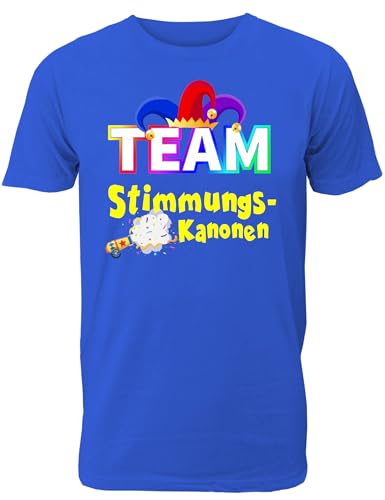 Team Karneval Gruppenshirts - Lustige Fasching T-Shirts für Männer, Vereine & Freunde mit Motiv Karneval Team Stimmungskanonen von Shirtoo