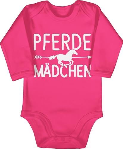Baby Body langarm Junge - Pferde Mädchen - Pferdemädchen - 3/6 Monate - Fuchsia - pferdefans fjordis strampler pferdemotiv ich geh babybody pferden reiterin babykleidung reitsport statement Baby Body langarm Junge - Pferde Mädchen - Pferdemädchen - 3/6 Monate - Fuchsia - pferdefans fjordis strampler pferdemotiv ich geh babybody pferden reiterin babykleidung reitsport statement von Shirtracer
