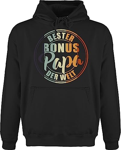 Shirtracer Hoodie Herren Pullover Männer - Geschenk zum Vatertag - Bester Papa der Welt - L - Schwarz - Geburtstagsgeschenk für väter männertag Geschenke dad Day Present Vater Tags Daddy 2024 Papa. von Shirtracer