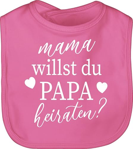 Lätzchen - Hochzeit - Mama willst du Papa heiraten - Wollen wir Papa heiraten Baby Daddy heiraten Willst du meinen Papa heiraten Heiratsantrag - Unisize - Pink - hochzeitsantrag mein latzchen Lätzchen - Hochzeit - Mama willst du Papa heiraten - Wollen wir Papa heiraten Baby Daddy heiraten Willst du meinen Papa heiraten Heiratsantrag - Unisize - Pink - hochzeitsantrag mein latzchen von Shirtracer