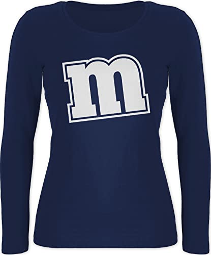Langarmshirt Damen - & Fasching - M&M Motiv Karneval I M und M I Fastnacht I Fasnacht I Fasnet - L - Marineblau - Oberteil Karnevals t Shirt Faschings mm Shirts faschingsshirt fassenacht MMS Langarm Langarmshirt Damen - & Fasching - M&M Motiv Karneval I M und M I Fastnacht I Fasnacht I Fasnet - L - Marineblau - Oberteil Karnevals t Shirt Faschings mm Shirts faschingsshirt fassenacht MMS Langarm von Shirtracer