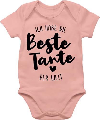 Baby Body Junge Mädchen - Ich habe die beste Tante der Welt schwarz - 6/12 Monate - Babyrosa - lieblingstante strampler babykleidung tantes aunt bester bodys liebling tante+baby-kleidung auntie Baby Body Junge Mädchen - Ich habe die beste Tante der Welt schwarz - 6/12 Monate - Babyrosa - lieblingstante strampler babykleidung tantes aunt bester bodys liebling tante+baby-kleidung auntie von Shirtracer