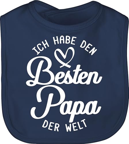 Baby Lätzchen - Geschenk zum Vatertag - Ich habe den besten Papa der Welt - Unisize - Navy Blau - papatagsgeschenk dad latz vatertagsgeschenk bester babylätze daddy best laetzchen väter ist beste Baby Lätzchen - Geschenk zum Vatertag - Ich habe den besten Papa der Welt - Unisize - Navy Blau - papatagsgeschenk dad latz vatertagsgeschenk bester babylätze daddy best laetzchen väter ist beste von Shirtracer