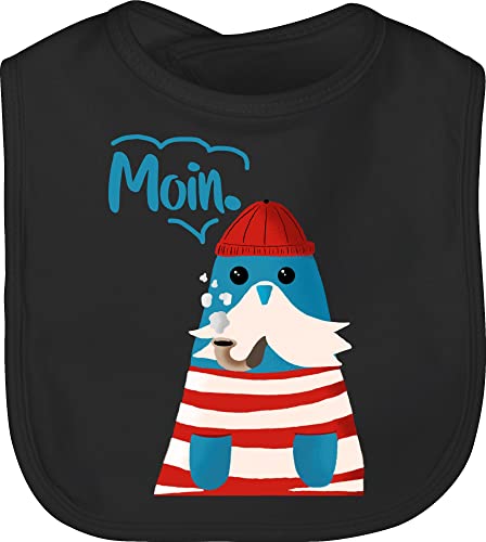 Shirtracer Baby Lätzchen - Sprüche - Moin Walross - Unisize - Schwarz - babygeschenk lustig latz babykleidung mit sprüchen sprüche. laetzchen geschenk zur geburt babysprüche schlabberlatz babysachen Shirtracer Baby Lätzchen - Sprüche - Moin Walross - Unisize - Schwarz - babygeschenk lustig latz babykleidung mit sprüchen sprüche. laetzchen geschenk zur geburt babysprüche schlabberlatz babysachen von Shirtracer