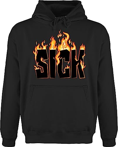 Shirtracer Hoodie Herren Pullover Männer - Sprüche Statement - Moin Walross - XL - Schwarz - Statements ostsee Kapuzenpullover mit Aufschrift Hoodies Spruch Hoody von Shirtracer