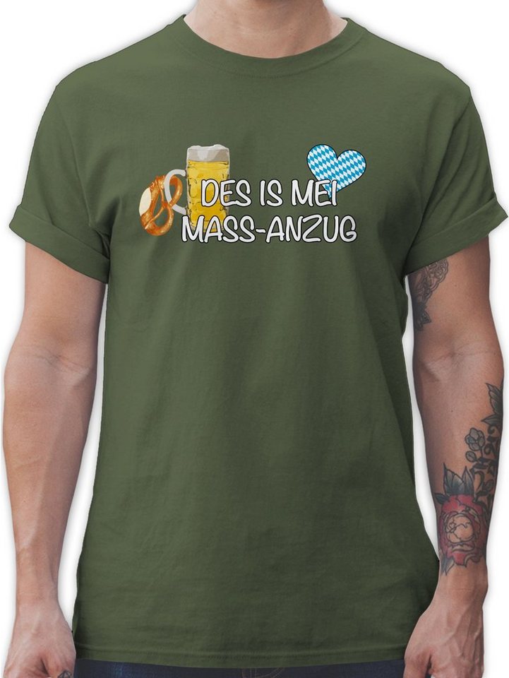 Shirtracer T-Shirt Mass-Anzug Mode für Oktoberfest Herren von Shirtracer