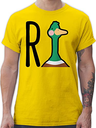 T-Shirt Herren - R Ente Rente Rentner Rentnerin Ruhestand Geschenk - 3XL - Gelb - Geschenke für Geschenke+für+Rentner Fuer Neue Geschenk+zum+Ruhestand abschiedsgeschenke renten 2024 von Shirtracer