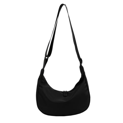 Damen Knödeltasche, koreanischer Stil, Kuriertasche, große Kapazität, Schultertasche, Schwarz von Shntig