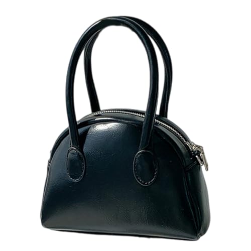 Einfache PU-Umhängetasche, praktische Umhängetasche, Handtasche für Damen, Schwarz von Shntig