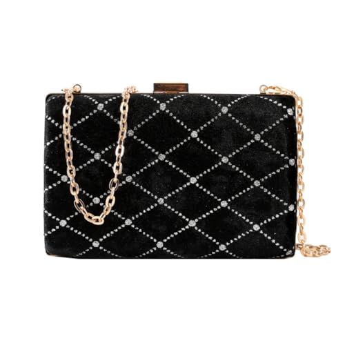 Elegante Handtasche Stilvolle Abendtasche Zeitlose Geldbörse Chic & Luxuriöse Tasche für Mädchen, Schwarz von Shntig
