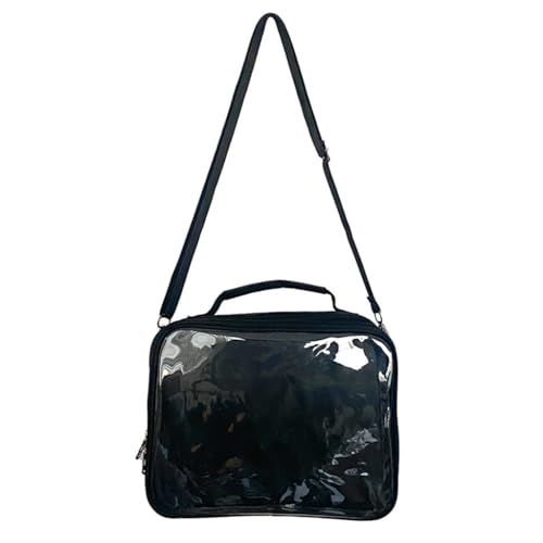 Ita Mehrzweck-Rucksäcke, Crossbody-Tasche, Schultertasche, Geldbörse, Anstecknadel, Display-Tasche für Mädchen, Schwarz von Shntig