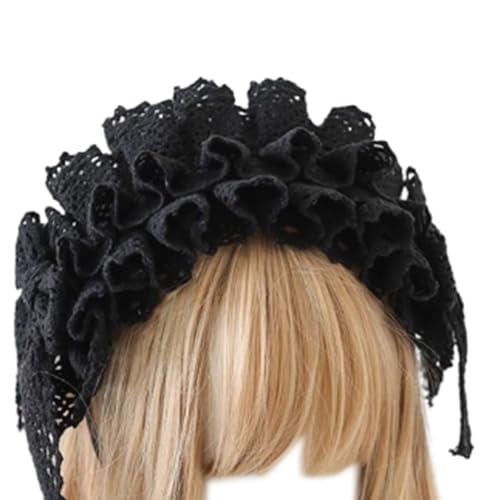 Shntig Dienstmädchen-Stirnbänder für Damen, Haar-Accessoire, Gothic-Kopfschmuck, Dienstmädchen-Kostüm, Stirnbänder, Party, Cosplay, Kostüm, Dienstmädchen, Cosplay, Stirnbänder von Shntig