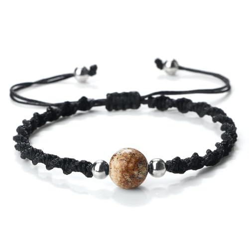 Armband Armreif Schmuck Herren Frauen Bracelets Bracelet Jewellery Seil Geflochtene Armbänder Perlen Gewebt Handgefertigt Verstellbarer Knoten Armreifen Gebet Tibetisch-Buddhistischer Stil14 von SiVaji