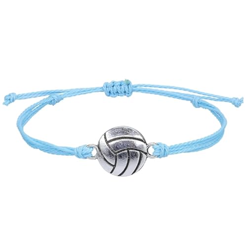 SiVaji Armband Armreif Schmuck Herren Frauen Bracelets Bracelet Jewellery Volleyball Armband Verstellbare Gewebte Volleyball Geflochtene Seilarmbänder Für Teenager 2 von SiVaji