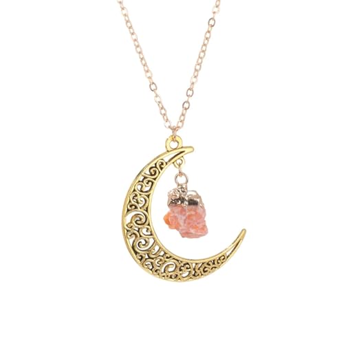 SiVaji Halskette Ketten Schmuck Herren Frauen Anhänger Necklace Halskette Natürliche Halsketten Für Frauen Hochzeit 10. Sonnenstein von SiVaji