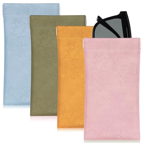 Sibba 4er Pack Brillenetuis Aus PU Leder Weiche Brillenetuis Tragbare Brillenbox Aus Leder Mit Quetschverschluss Kratzfest Brillen Organizer Brillenzubehör Brillenaufbewahrung Für Frauen Männer Reisen Sibba 4er Pack Brillenetuis Aus PU Leder Weiche Brillenetuis Tragbare Brillenbox Aus Leder Mit Quetschverschluss Kratzfest Brillen Organizer Brillenzubehör Brillenaufbewahrung Für Frauen Männer Reisen von Sibba