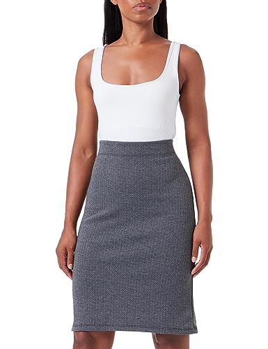 Sidona Damen Bleistiftrock Skirt, Schwarz Grau, L Sidona Damen Bleistiftrock Skirt, Schwarz Grau, L von Sidona