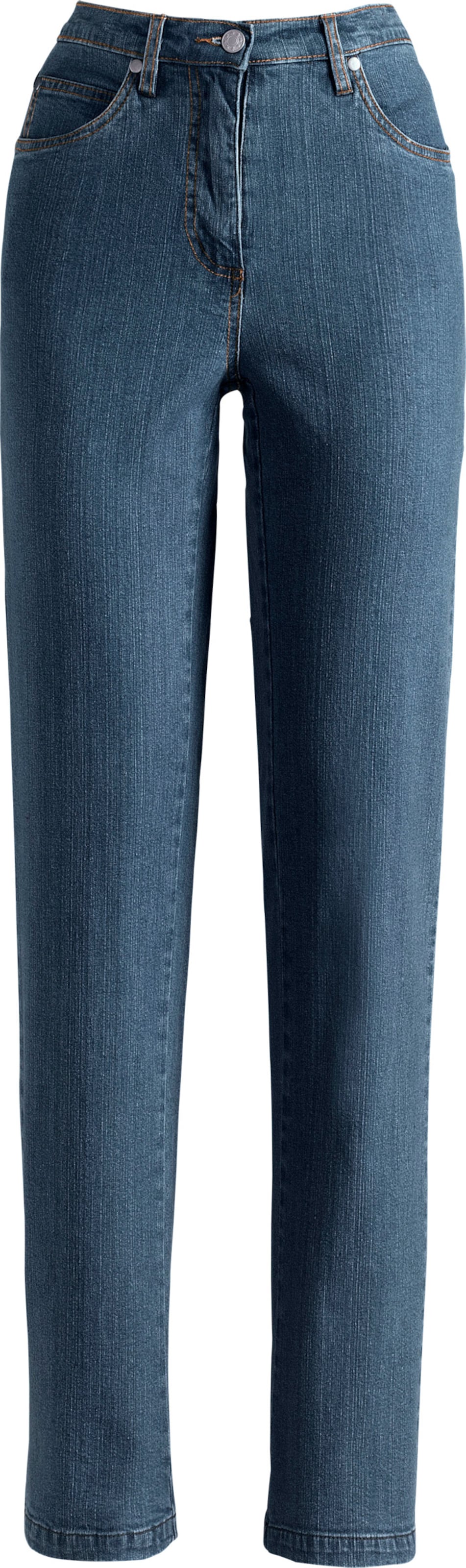 Sieh an! Damen 5-Pocket-Jeans, blue-stone-washed von Sieh an!