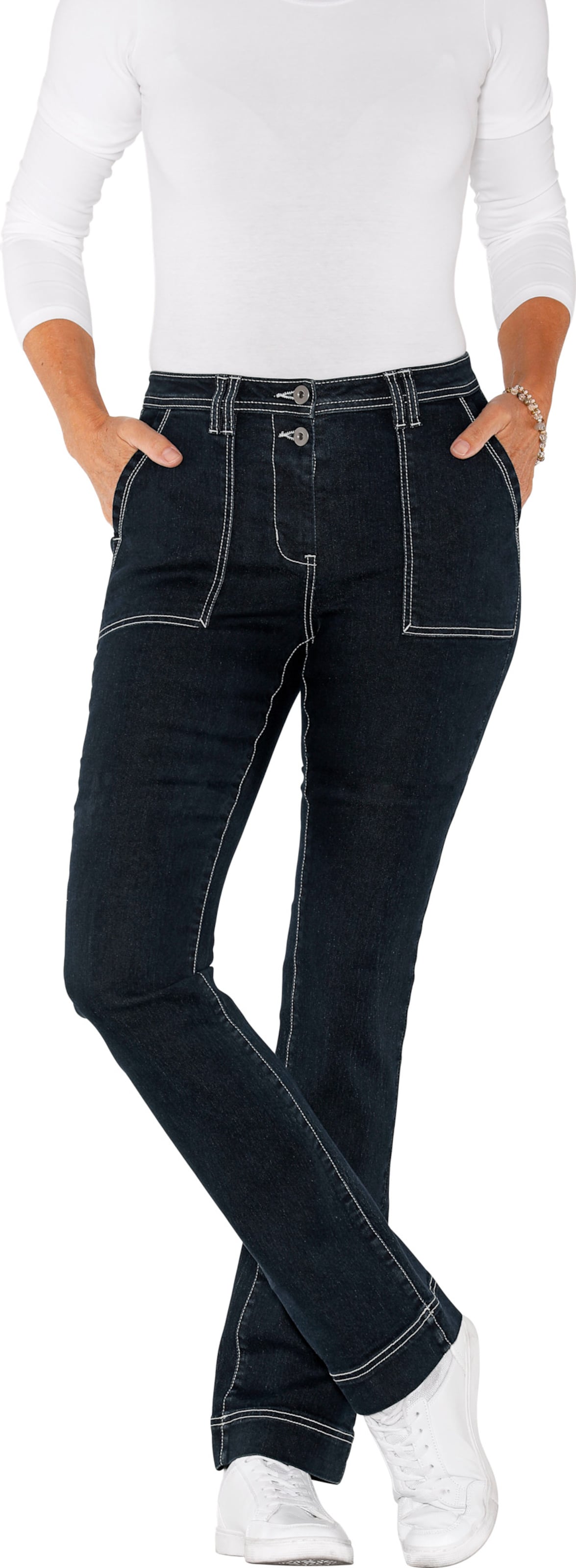 Sieh an! Damen Jeans, dark blue von Sieh an!