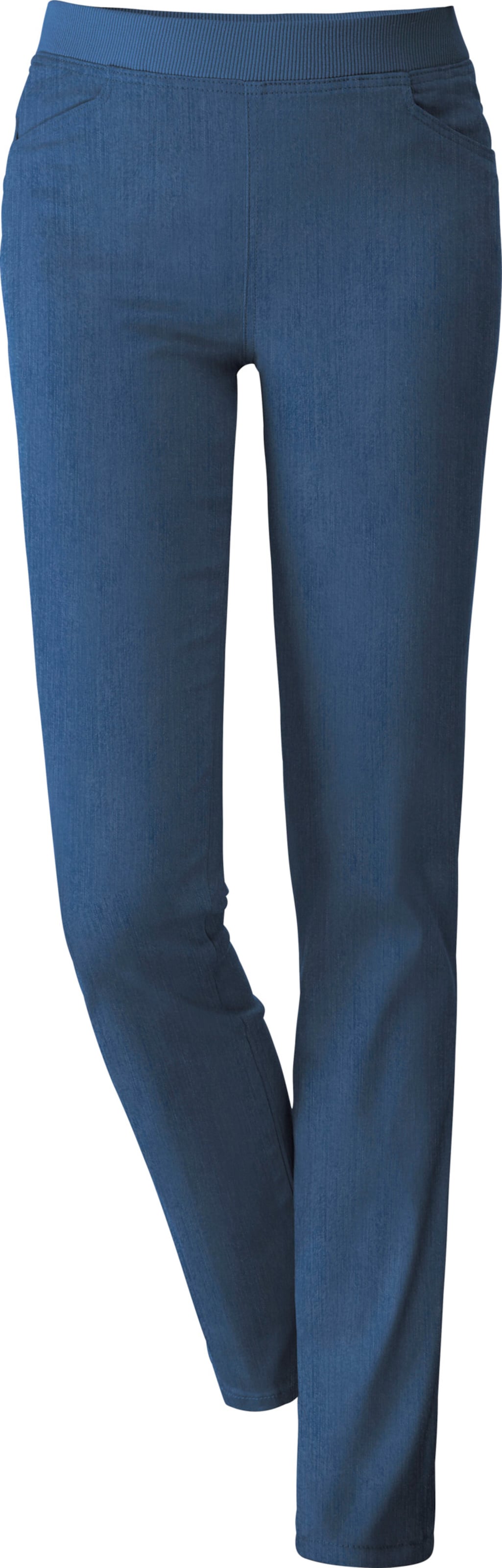 Sieh an! Damen Stretch-Jeans, blue-bleached von Sieh an!