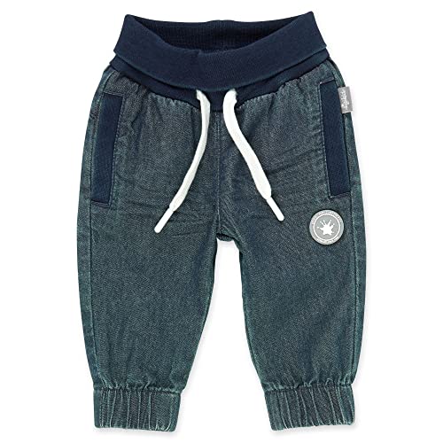 Sigikid Unisex Baby Sigikid Kinder aus Bio-baumwolle für Baby Mädchen & Jungen in Den Größen 62 Bis 98 Jeans, Blau, 74 EU von Sigikid