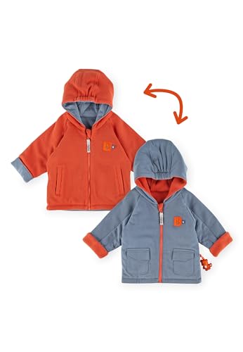 Sigikid Wendejacke wattiert Wild Adventure blau/rostrot,68 von Sigikid