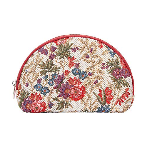 Signare Tapisserie-Kosmetiktasche, Make-up-Tasche für Frauen mit William Morris, William Kilburn etc, Blumenwiese, Einheitsgröße von Signare