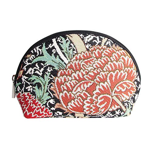 Signare Tapisserie kosmetiktasche klein, schminktasche damen und kulturtasche damen mit William Morris Designs (Der Cray) von Signare