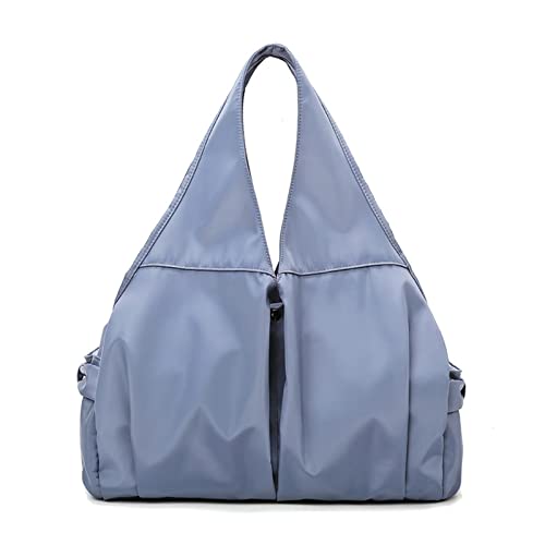 SilteD Bai Shi Wu Fitness-Taschen für Frauen, Yoga-Trainingstaschen, Outdoor-Reisen, Aufbewahrung, Handtasche, Sport, Fitnessstudio, Seesack, Gepäck, Tragetasche, Sporttaschen (Farbe: Blau) von SilteD