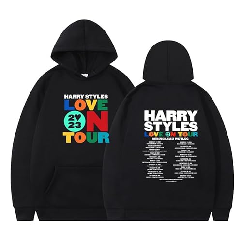 Silver Basic Harry Styles Love On Tour Damen Herren Hip Hop Langärmeliger Pullover mit Kapuze-HEIBAI-L1 von Silver Basic