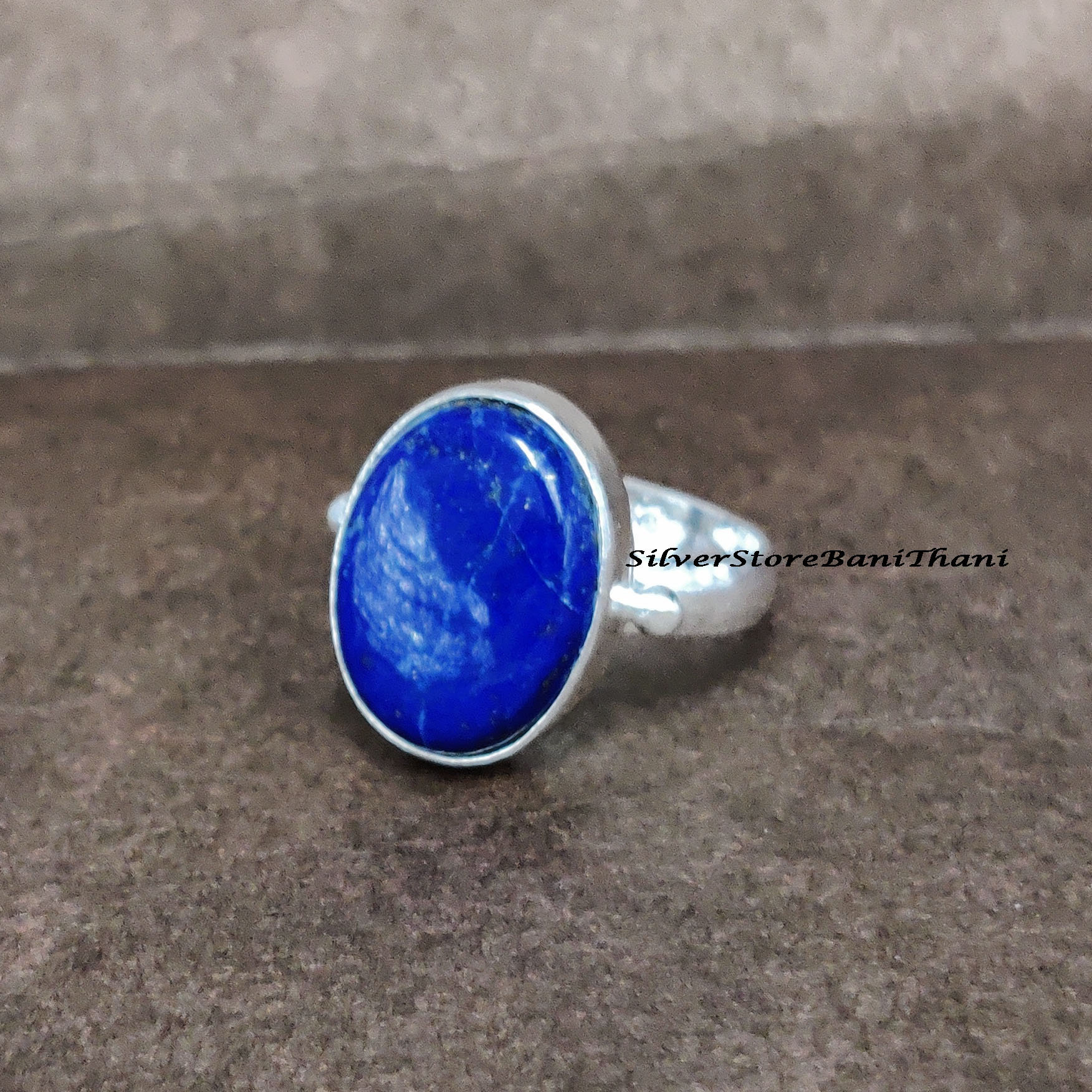 Lapis Lazuli Ring, 925 Sterling Silber Handgemachter Blaue Farbe Stein Erstaunlicher Frauen Schmuck, Geschenk Für Sie von SilverStoreBaniThani