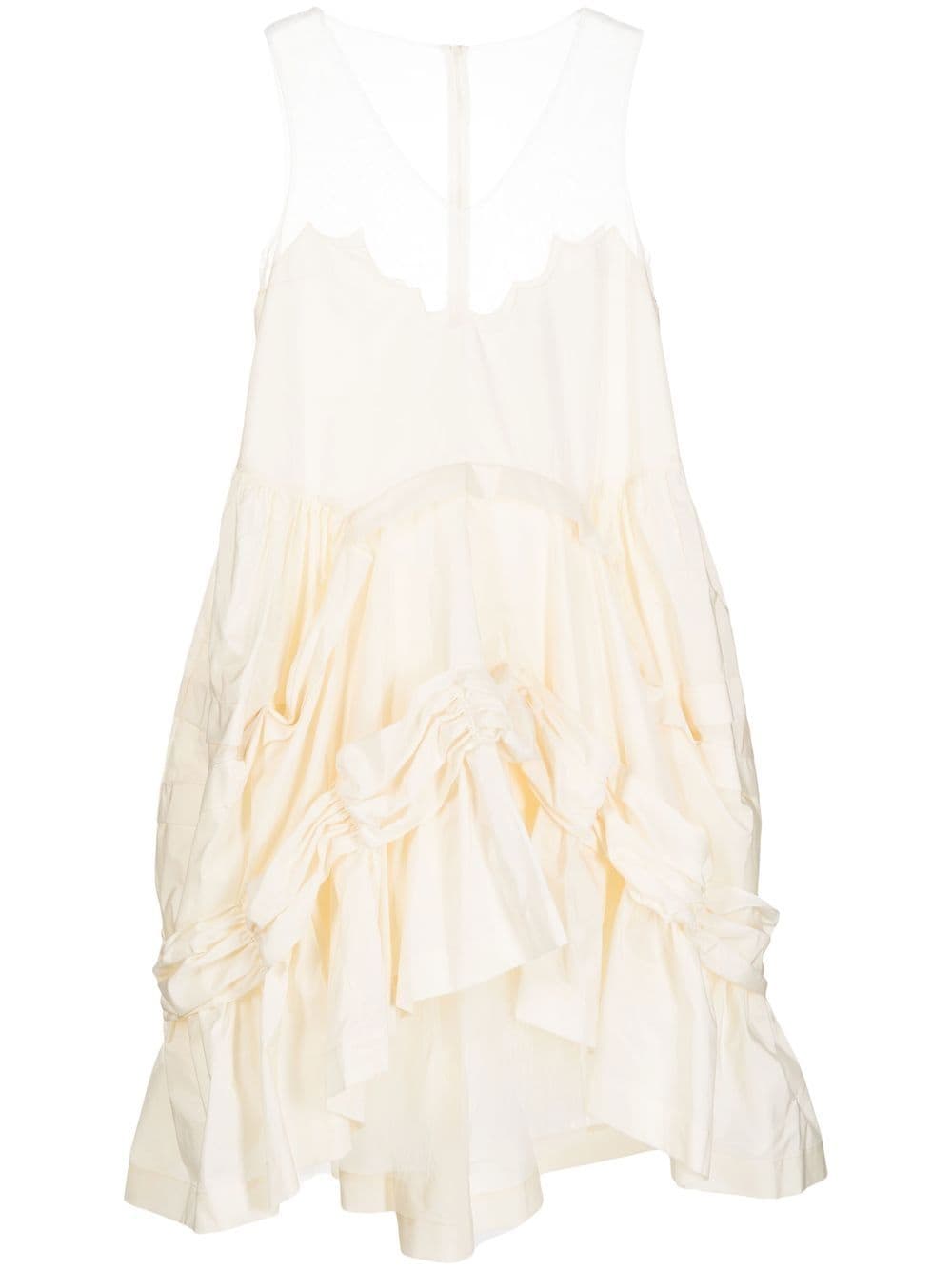 Simone Rocha Kleid mit tiefer Taille - Weiß von Simone Rocha