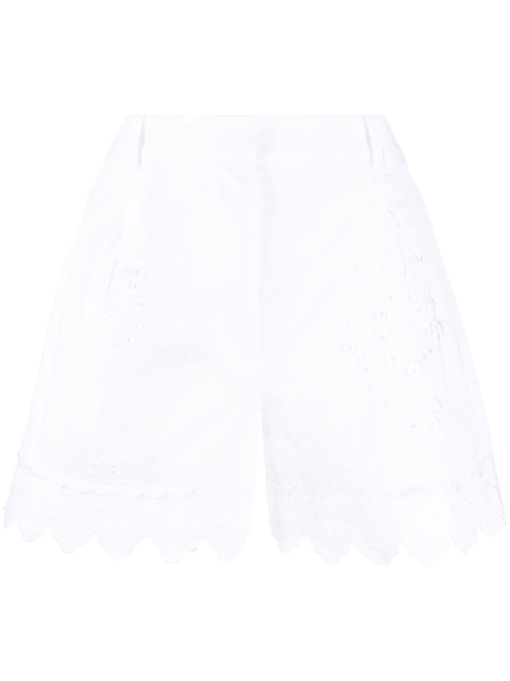 Simone Rocha Shorts mit Lochstickerei - Weiß von Simone Rocha