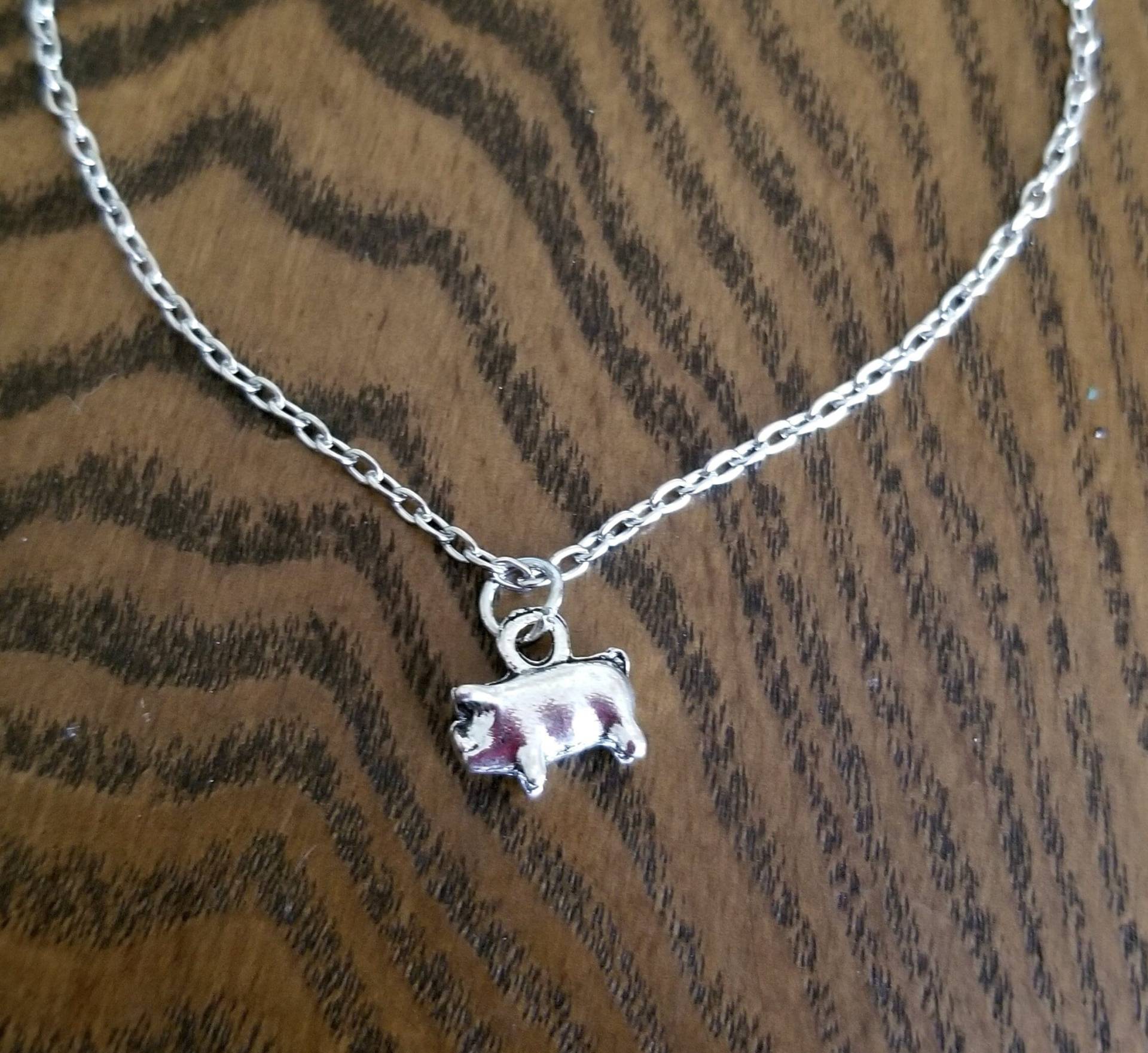 Silber Fußkettchen, Schwein Charm Fußkettchen Für Frauen, Knöchel Armband, Schmuck, Geschenk, Liebhaber Ferkel, Schweinchen von SimplyChicByAngela