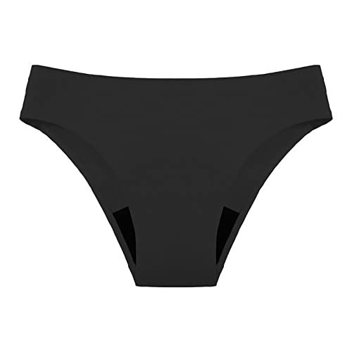 Perioden UnterwäSche Bikinislip,2023 Damen Badehose Bikinihose PeriodenunterwäSche,Perioden Bikini MäDchen Damen Badehose Hohe Taille Periodenunterwäsche Saugstark Bikinislips von Singular-Point