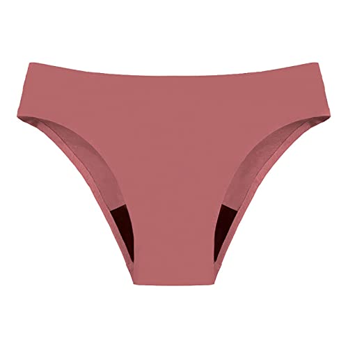 Singular-Point UnterwäSche Frauen Periode,Periode UnterwäSche,Reiz UnterwäSche Damen,Wassermelonenrot,XL von Singular-Point