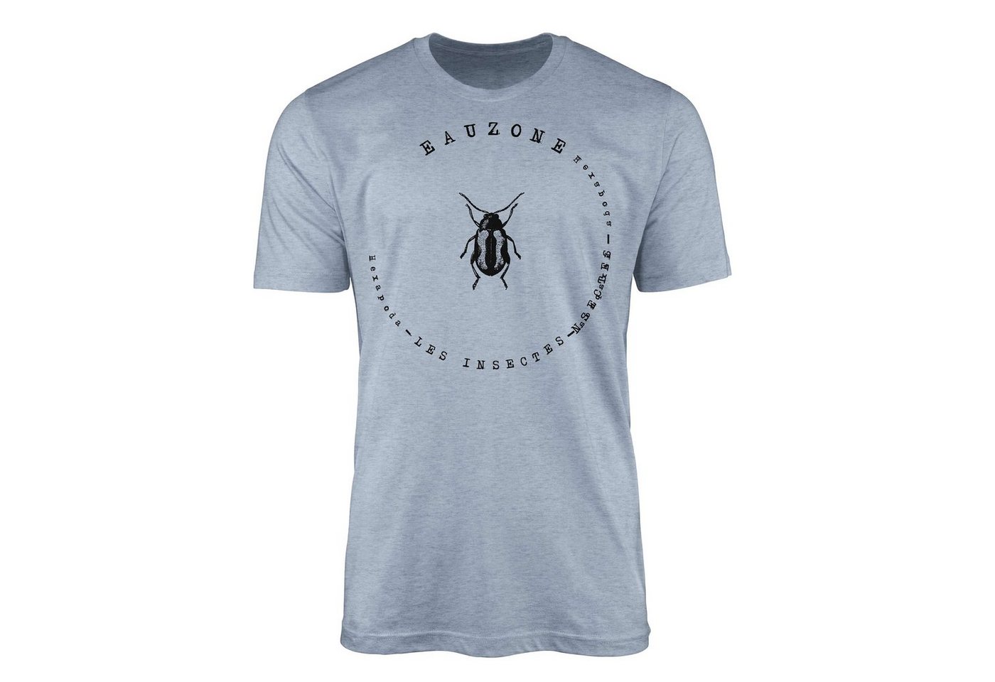 Sinus Art T-Shirt Hexapoda Herren T-Shirt Flea Beetle von Sinus Art