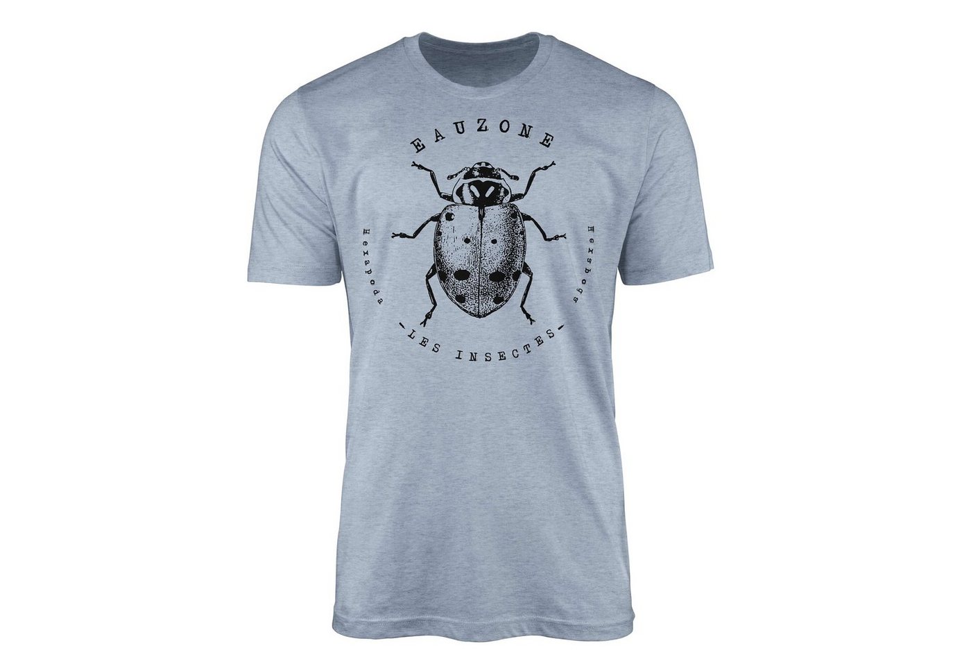 Sinus Art T-Shirt Hexapoda Herren T-Shirt Ladybird Beetle von Sinus Art