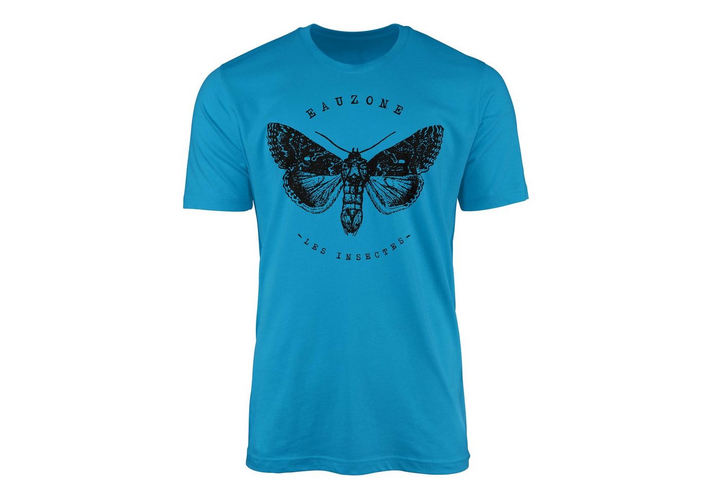 Sinus Art T-Shirt Hexapoda Herren T-Shirt Looper Moth von Sinus Art