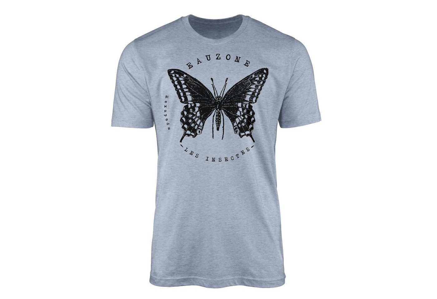 Sinus Art T-Shirt Hexapoda Herren T-Shirt Swallowtail Butterfly von Sinus Art