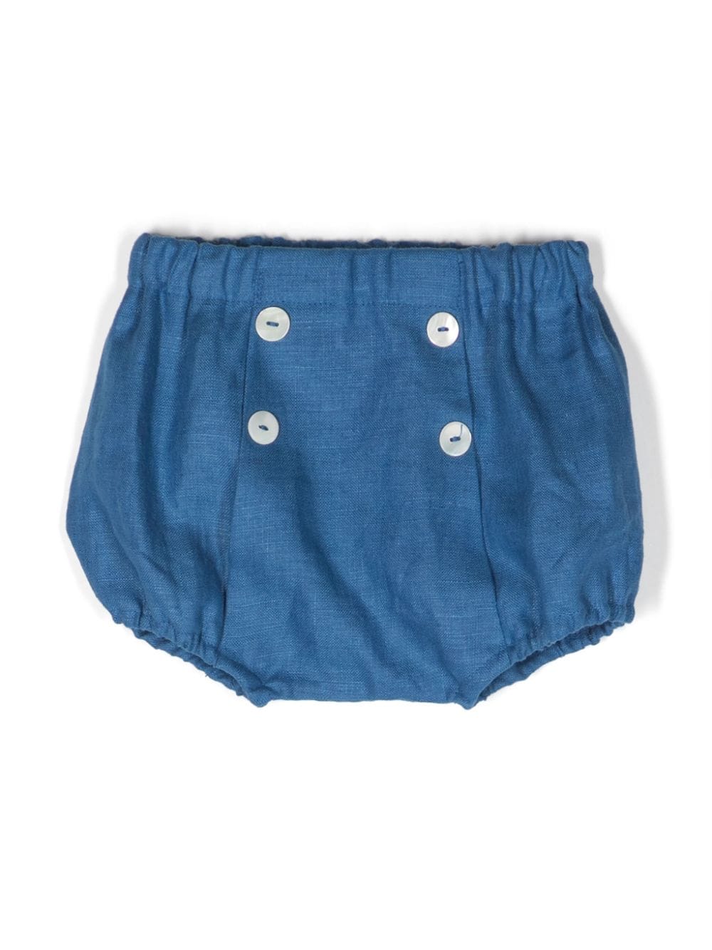 Siola Doppelreihige Leinenshorts - Blau von Siola