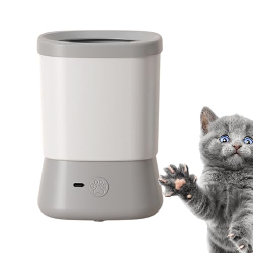 Hundepfotenwascher, automatischer Pfotenreiniger-Becher für Hunde, Spritzschutz, zweistufiges Haustier-Fußbadzubehör für Hunde, Zubehör für Camping, Reisen, Outdoor Hundepfotenwascher, automatischer Pfotenreiniger-Becher für Hunde, Spritzschutz, zweistufiges Haustier-Fußbadzubehör für Hunde, Zubehör für Camping, Reisen, Outdoor von Sirseon